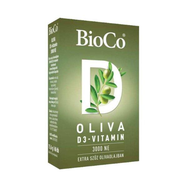 BioCo Oliva D3 3000 NE lágyzselatin kapszula 60x