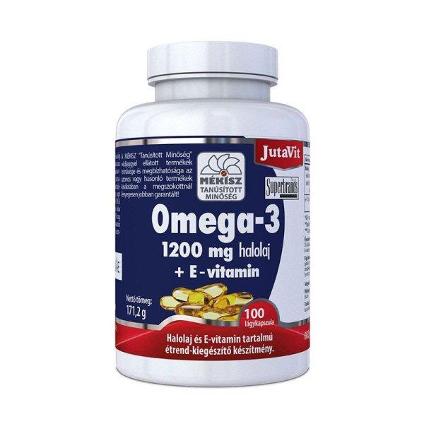 JutaVit Omega-3 1200 mg halolaj + E-vitamin lágy kapszula