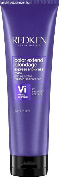 Redken Color Extend Blondage (Express Anti-brass Purple Mask) 350 ml a
sárga hajtónust semlegesítő hajpakolás 250 ml
