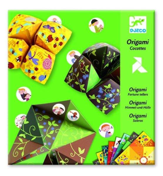 Jósló csiki-csuki állat mintás - Origami - Bird game - Djeco