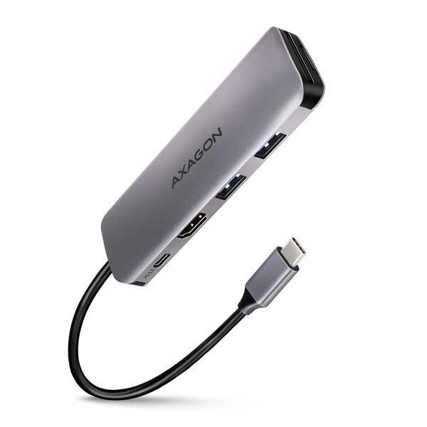 AXAGON HMC-5 2x USB-A, HDMI, SD/microSD, USB 3.2 Gen 1 hub, PD 100W, 20cm USB-C
kábel
