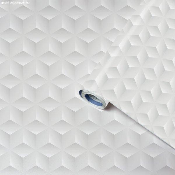 Gekkofix/Venilia Deco Premium Cubic 3D geometria mintás öntapadós fólia
54948 90cm