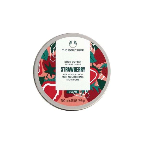 The Body Shop Testvaj normál bőrre Strawberry (Body Butter) 200 ml