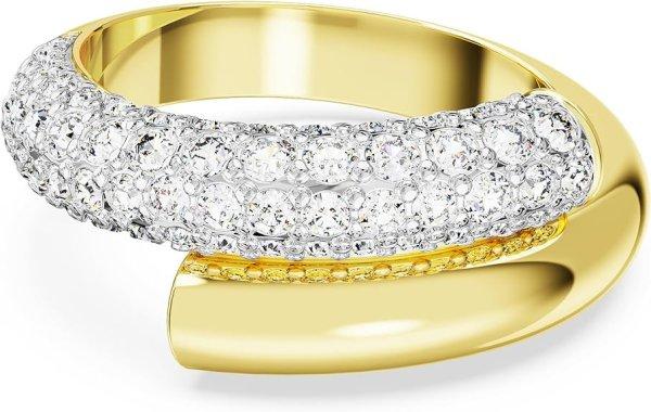 Swarovski Csillogó aranyozott gyűrű Dextera 56688 50 mm