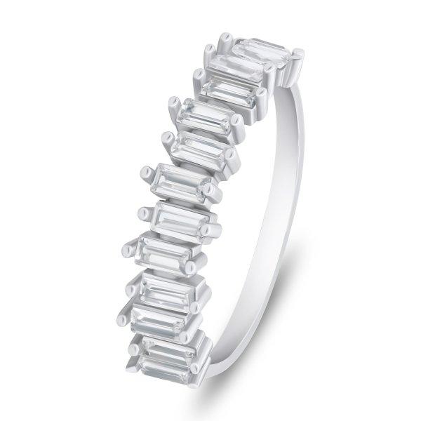 Brilio Silver Csillogó ezüst gyűrű átlátszó
cirkónium kövekkel RI096W 50 mm