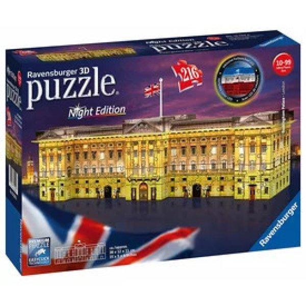 Buckingham palota fénnyel 216 darabos 3D puzzle