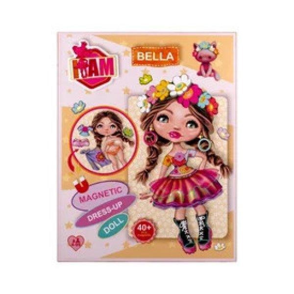 Mágneses öltöztetőbaba - Bella