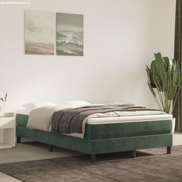 Zöld bársony ágykeret 120 x 200 cm