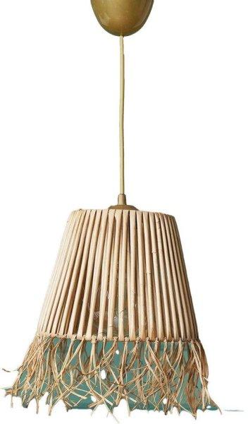 Mennyezeti lámpa, fém és bambusz utánzat búrával
 - GITANE - Butopêa