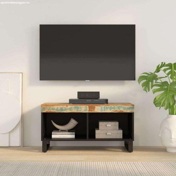 vidaXL tömör újrahasznosított fa TV-szekrény 85 x 33 x 43,5 cm