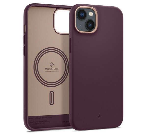 Caseology Nano Pop iPhone 14 Plus Burgundy Bean MagSafe tok, burgundi