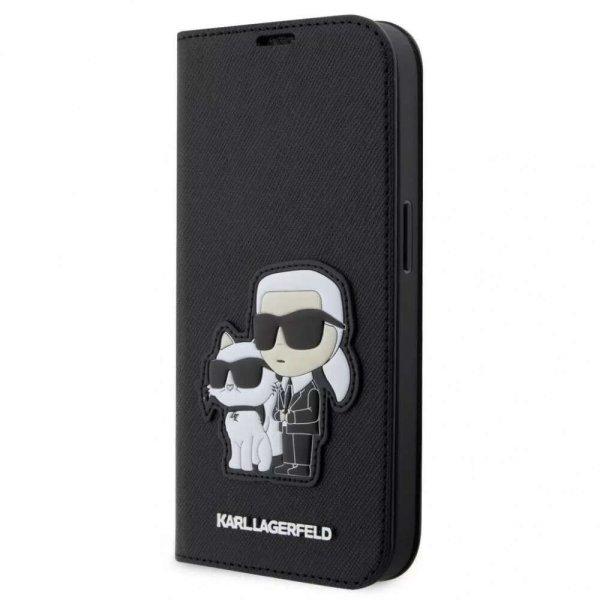 Karl Lagerfeld tok fekete Iphone 13 Pro készülékhez KLBKP13LSANKCPK