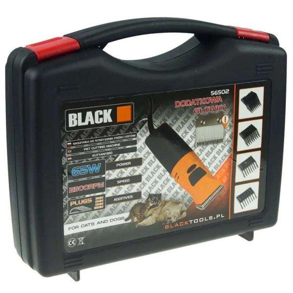 BLACK kutyanyírógép 65W,  halk működés,  praktikus koffer- 56502