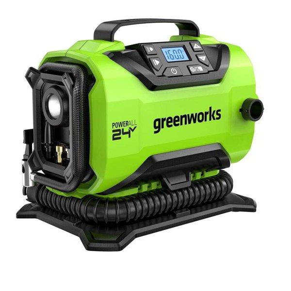 Greenworks G24IN mini Akkumulátoros kompresszor (Akku és töltő nélkül)