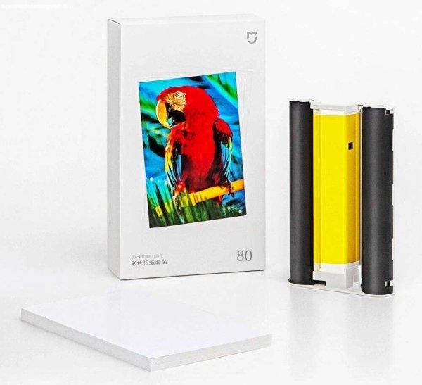 Nyomtató papír Xiaomi Mijia AirPrint, 80 db, 6 hüvelyk, Anti-fog,
Anti-puffer, 2 patron Fehér