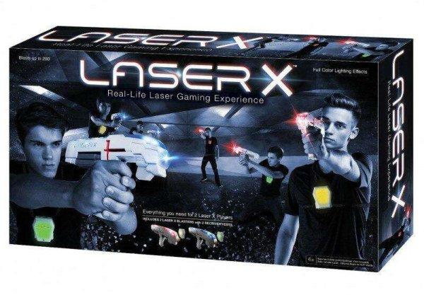 Laser-X infra Lézerfegyver játékszett 70m+ 2db