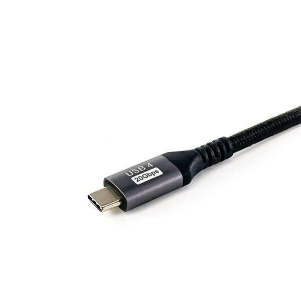 Equip Kábel - 128382 (USB4 Gen2x2, A-A kábel, apa/apa, 4K/60Hz, 20Gbps, PD
100W, 2m)