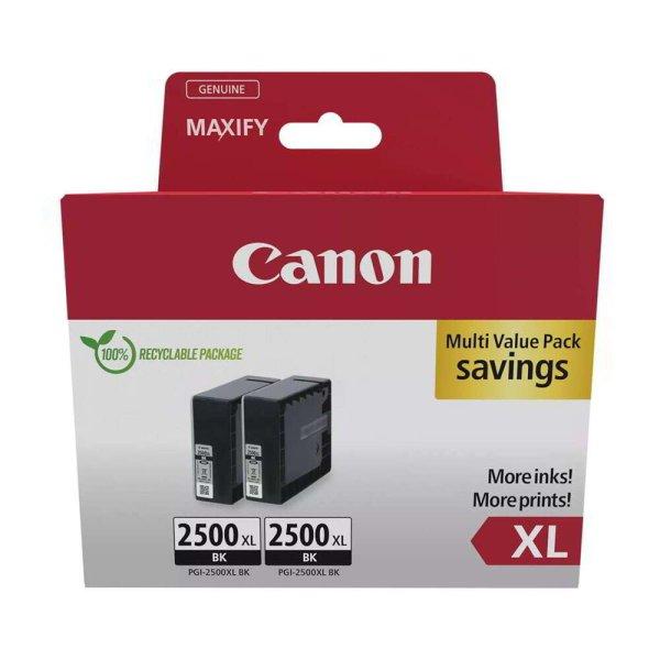 Canon PGI-2500XL Eredeti Tintapatron Twin Pack Fekete