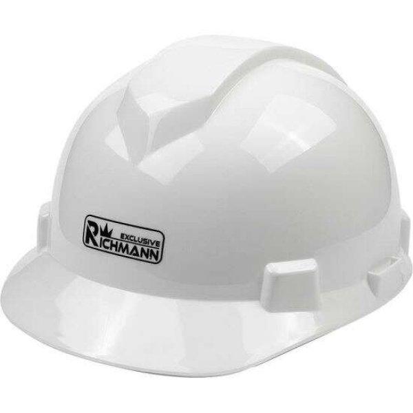 Richmann Exclusive HDPE Védősisak, fehér, 4 pontos állítással