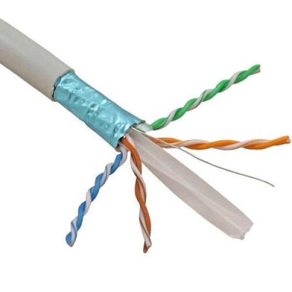 FTP kábel, cat 6E, 100% RÉZ, LSZH hüvely 305m - ELAN