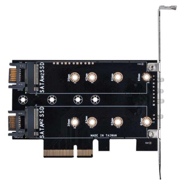SilverStone SST-ECM27 Belső M.2 port bővítő PCIe kártya