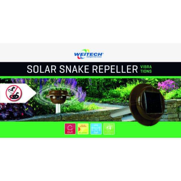 Weitech Solar ultrahangos kígyóriasztó (kígyó, gyík ellen)