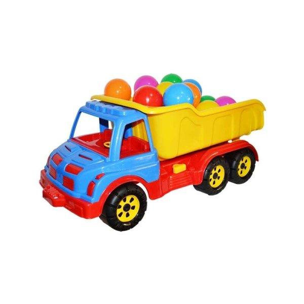 Roben Toys játék, 60cm-esműanyag teherautó labdákkal