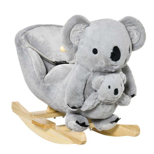 Gyermekhinta, Koala Modell, 1-3 Éves Korig, 60 x 33 x 50 cm, Szürke