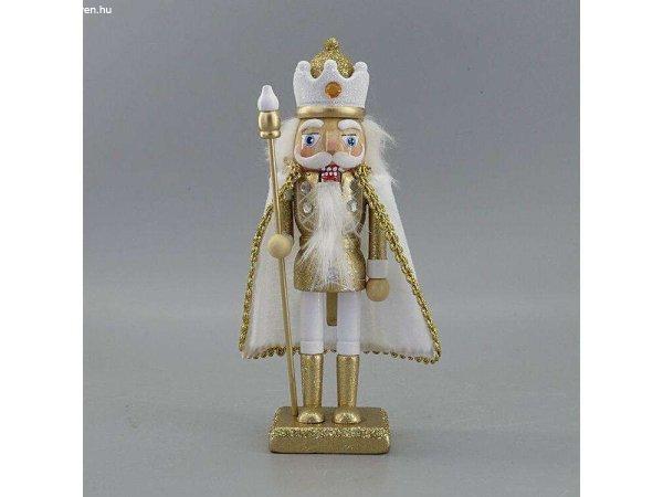 Diótörő király, arany-fehér,palást, 50 cm