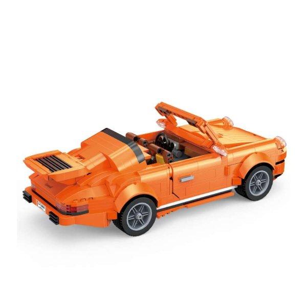 COGO® 5820 | Ismert márkával kompatibilis építőjáték | 915 db
építőkocka | Narancssárga Porsche roadster (PZTV-CH5820)