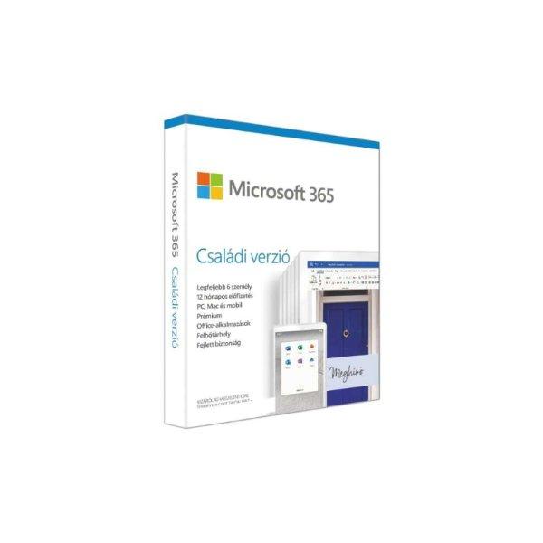Microsoft 365 P10 Családi BOX MAGYAR (6 PC / 1 év)