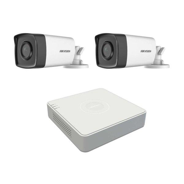 Hikvision Turbo HD 2MP 1080P CCTV készlet 2 IR 40 kamerával