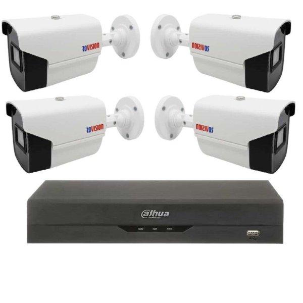 Felügyeleti készlet 4 kamerával Rovision 2MP Full HD Rovision2MP22 objektív
2,8mm IR 40 m DVR Dahua 4 csatornás 5MP