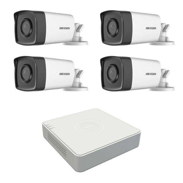 Kit 4 kültéri megfigyelő kamerák Hikvision 2MP 1080P 40m IR objektív 2.8mm
92 fok
