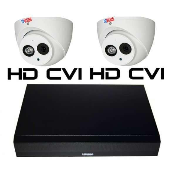 Videó felügyeleti rendszer Rovision 2 kamerák 2mp 50m intelligens IR IP67