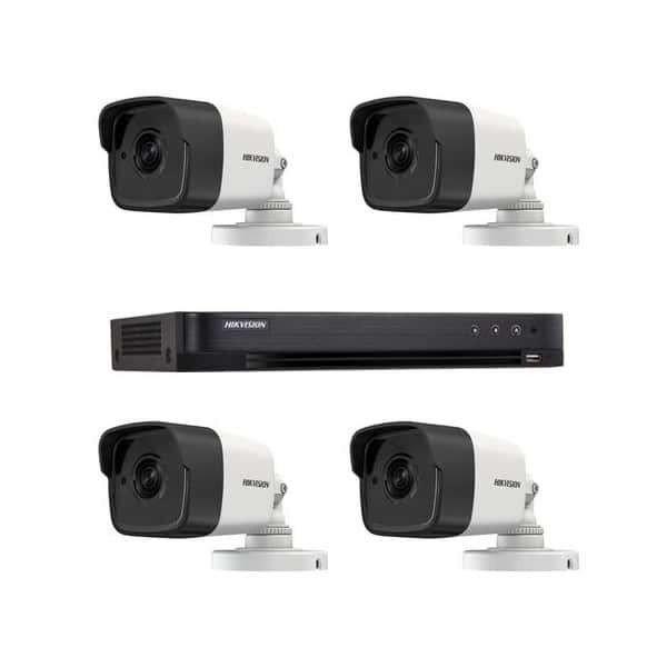 Videó felügyeleti rendszer Hikvision full HD 4 kamerák, IR 40m