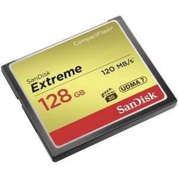 128GB Compact Flash Sandisk Extreme (SDCFXSB-128G-G46 / 124095)
(SDCFXSB-128G-G46)