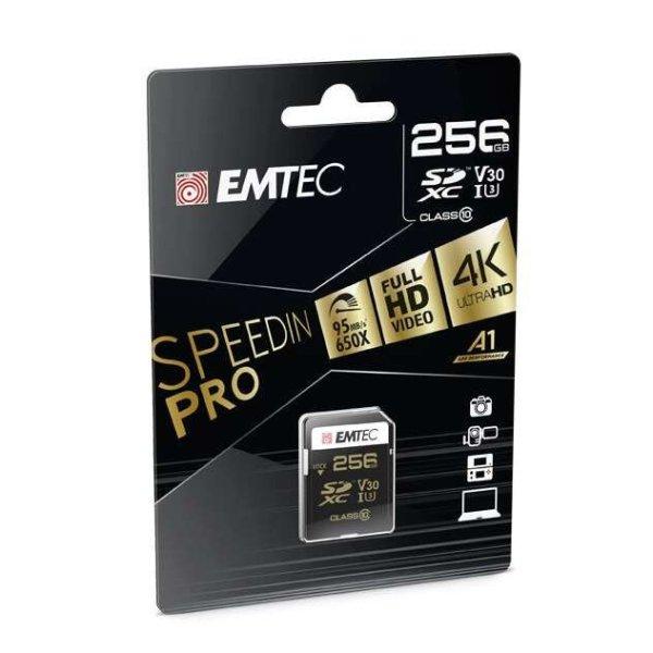 256GB microSDXC Emtec SpeedIN Pro UHS-I U3 V30 + adapter (ECMSD256GXC10SP)
(ECMSD256GXC10SP)