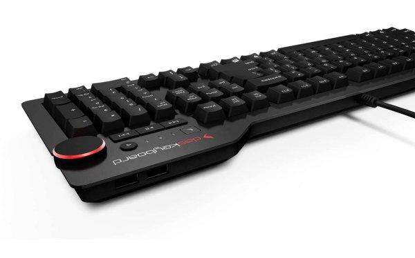 Das Keyboard 4 Professional Cherry MX Blue Gaming Mechanikus Billentyűzet DE -
Fekete