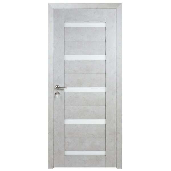 Fa beltéri ajtó, sötétszürke színű, bal/jobb, mérete 203 x 78 cm