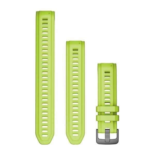 Garmin óraszíj extra hosszú kiegészítő pánttal (Instinct 2S) szilikon,
20mm Electric Lime - zöld (010-13104-05) (010-13104-05)