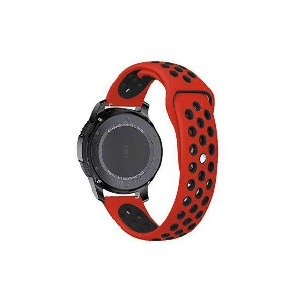 Xpro Samsung Gear S3 / Watch lélegző szíj S piros/fekete  (116985) (X116985)