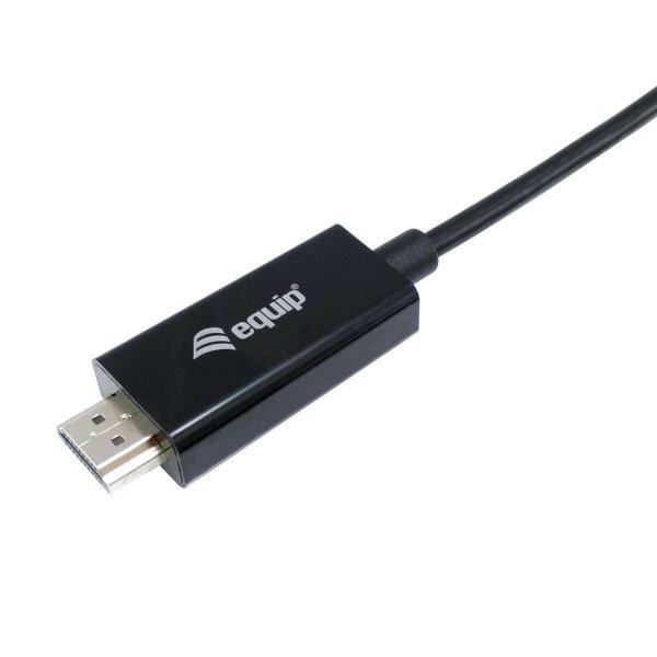 Equip 133466 USB Type-C -> HDMI kábel 1,8m (133466)
