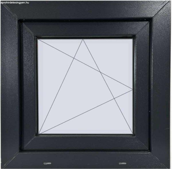 60×60 cm antracit színű bukó-nyíló ablak