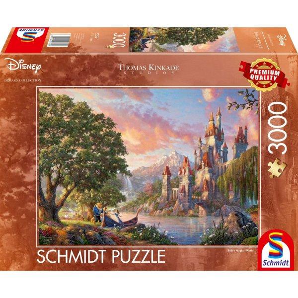 Schmidt Spiele Belle mágikus világa - 3000 darabos puzzle