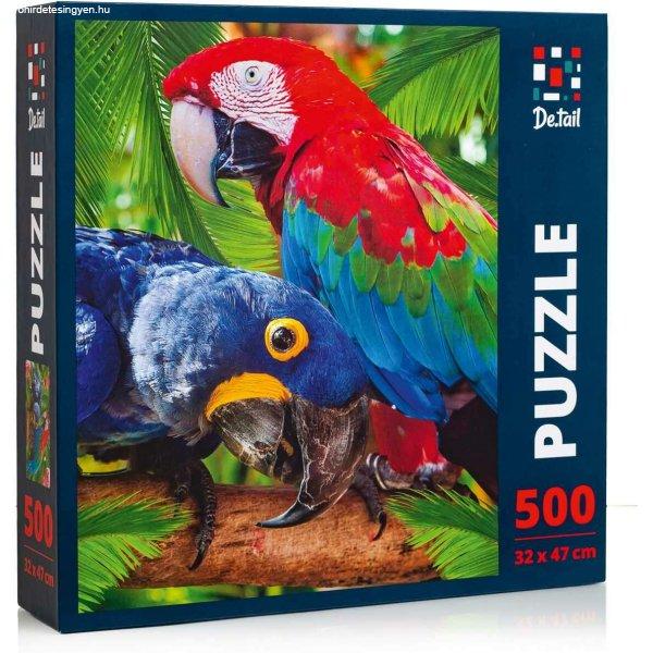 Puzzle Papagájok, 32x47 cm, 500 piese De.tail DT500-01