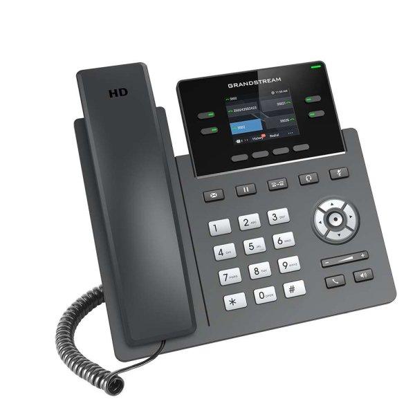 Grandstream GRP2612, IP telefon, 2-line Carrier-grade, HD színes LCD kijelző