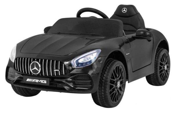 Mercedes Benz GT fekete egyszemélyes akkumulátoros autó