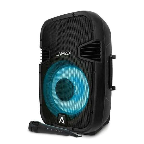 Lamax PartyBoomBox500 500 W, TWS, USB, SD, FM fekete bluetooth hangszóró