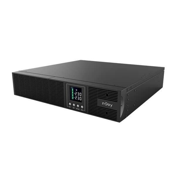 NJOY Szünetmentes 2000VA - Aster 2K (8x IEC C13, On-line, RS232, USB, szoftver,
LCD kijelző, 2U rack)